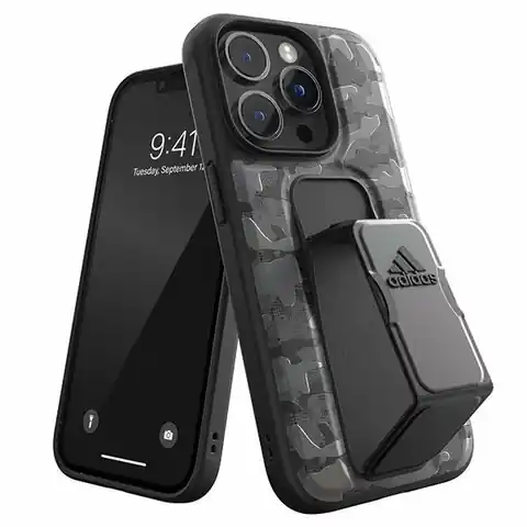 ⁨Adidas SP Grip Case CAMO iPhone 14 Pro czarny/black 50249⁩ w sklepie Wasserman.eu