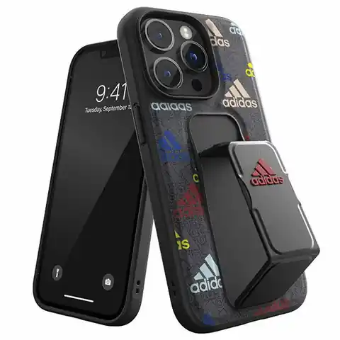 ⁨Adidas SP Grip Case iPhone 14 Pro czarny/black/coulourful 50251⁩ w sklepie Wasserman.eu