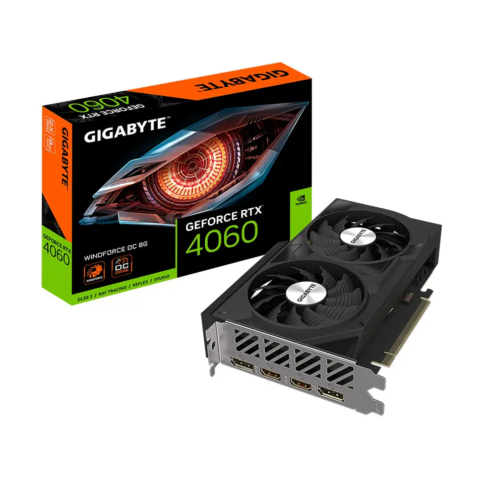 ⁨Gigabyte GeForce RTX 4060 WINDFORCE OC 8G NVIDIA 8 GB GDDR6⁩ at Wasserman.eu