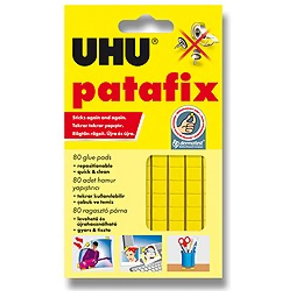 ⁨UHU Patafix glue -80 servings for nail tape foams⁩ at Wasserman.eu