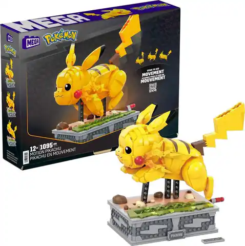 ⁨MEGA Pikachu Kolekcjonerski Pokemon do zbudowania⁩ w sklepie Wasserman.eu