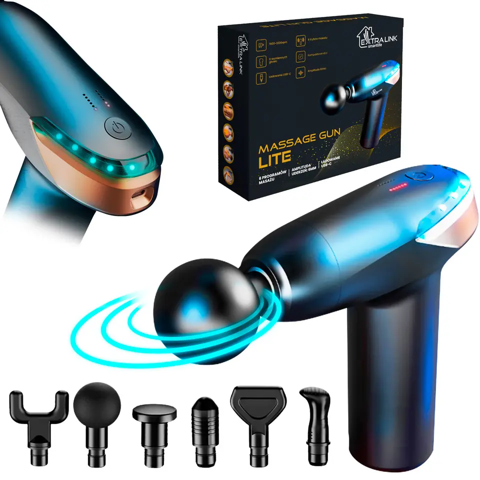 ⁨EXTRALINK MASSAGE GUN LITE⁩ w sklepie Wasserman.eu