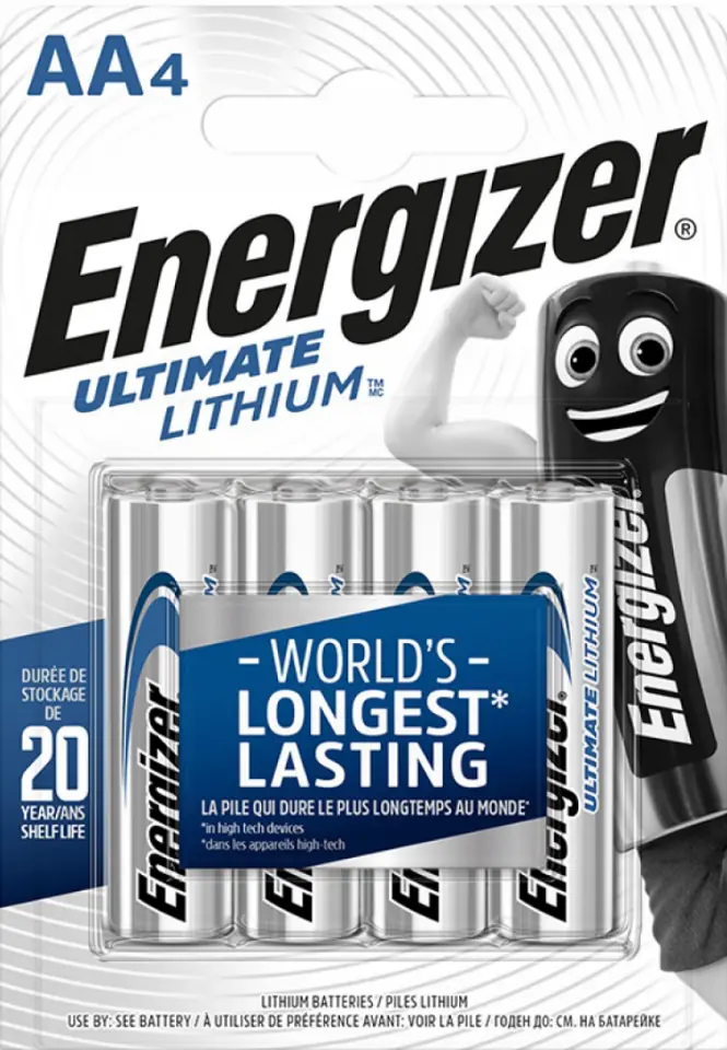 ⁨BATERIA LITOWA ULTIMATE ENERGIZER Lithium LR06/4sz⁩ w sklepie Wasserman.eu