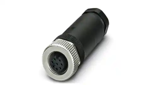⁨Złącze wtykowe 8-pinów gniazdo proste M12 na kabel 6-8mm SACC-M12FS-8CON-PG9-M 1513347⁩ w sklepie Wasserman.eu