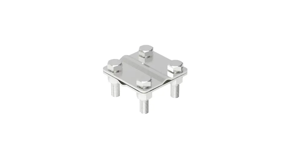 ⁨Cross connectors 4-hole 4xM8/30 1.2 NI /90100205/⁩ at Wasserman.eu