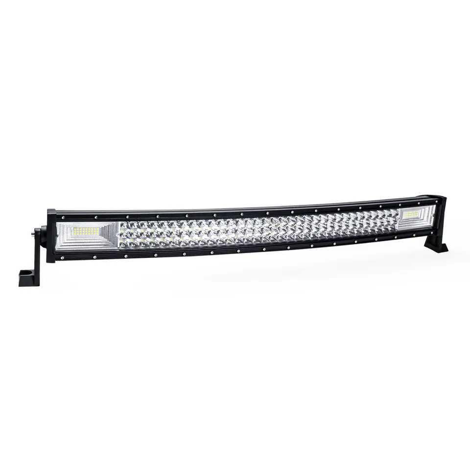 ⁨Lampa robocza panelowa led bar zakrzywiona awl45 459w 80cm 36720lm 12v 24v amio-03256⁩ w sklepie Wasserman.eu