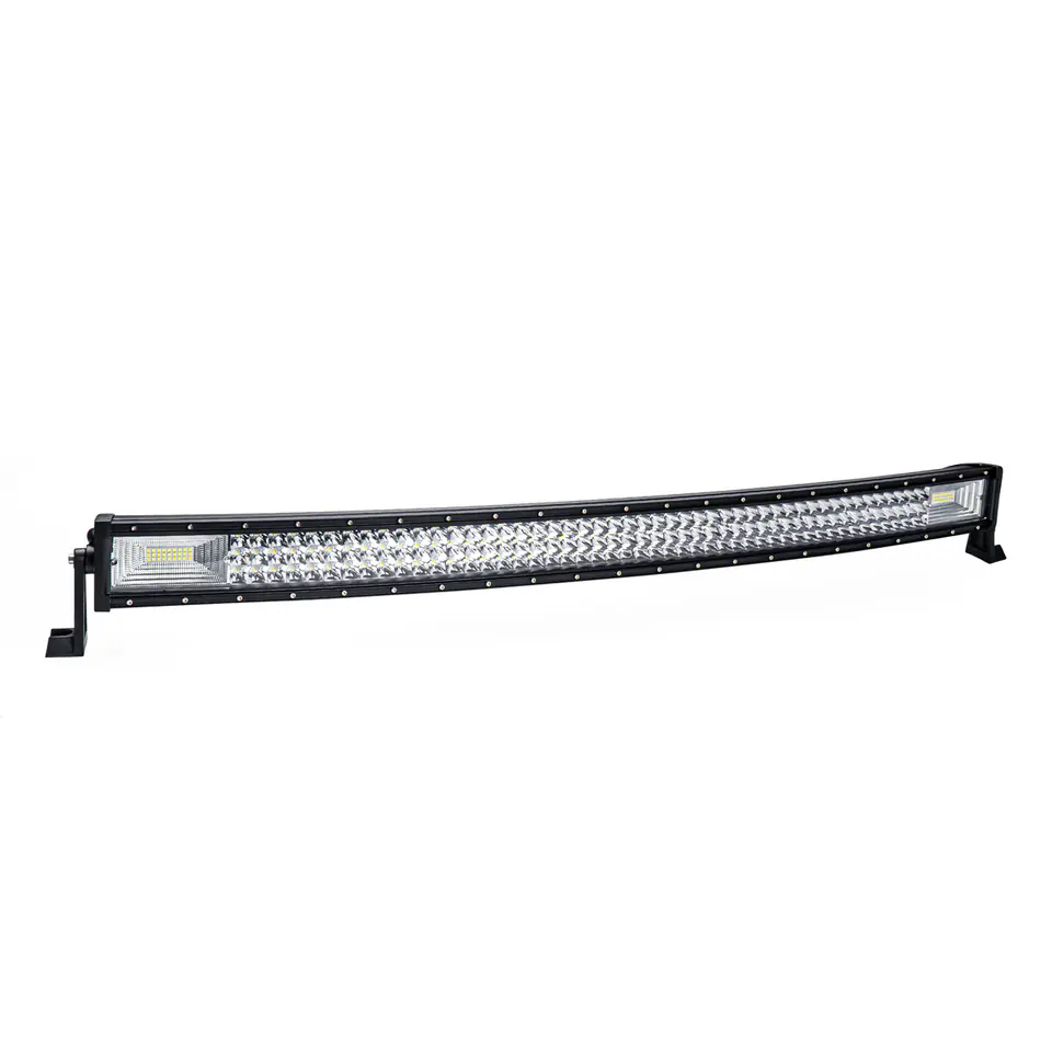 ⁨Lampa robocza panelowa led bar zakrzywiona awl46 594w 100cm 47520lm 12v 24v amio-03257⁩ w sklepie Wasserman.eu