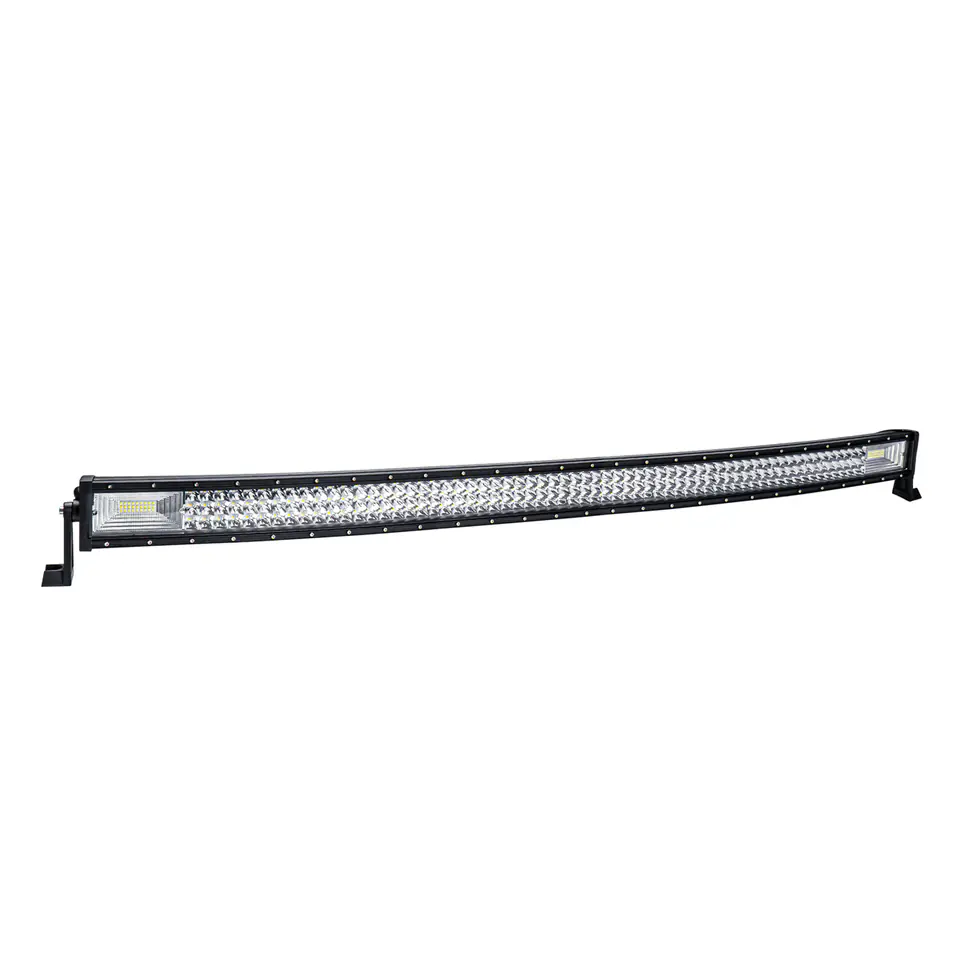 ⁨Lampa robocza panelowa led bar zakrzywiona awl47 729w 130cm 58320lm 12v 24v amio-03258⁩ w sklepie Wasserman.eu
