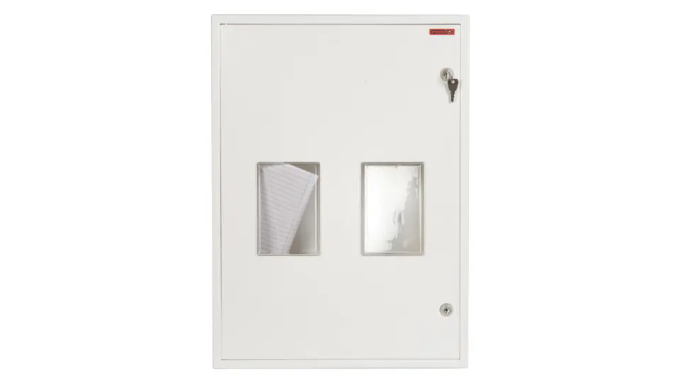 ⁨Surface/flush-mounted counter cabinet (universal) 2-meter 3-phase 20 modules IP30 RU-2L-20 Z/O⁩ at Wasserman.eu