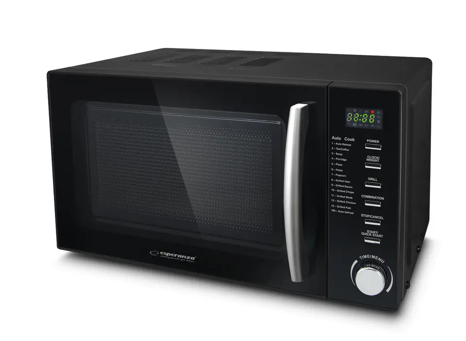 ⁨Esperanza EKO010 Microwave Oven 1200W Black⁩ at Wasserman.eu