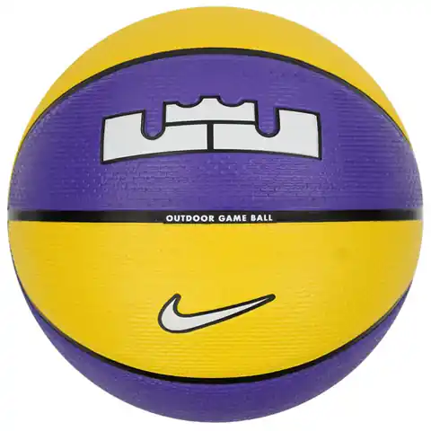 ⁨Piłka Nike Lebron James Playground 8P 2.0 Ball N1004372 (kolor Żółty, rozmiar 6)⁩ w sklepie Wasserman.eu