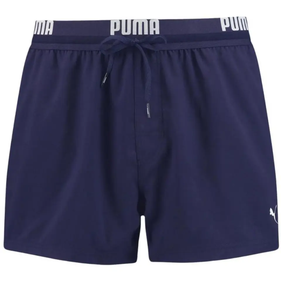 ⁨Spodenki kąpielowe Puma Logo Short Lenght M 907659 (kolor Granatowy, rozmiar S)⁩ w sklepie Wasserman.eu