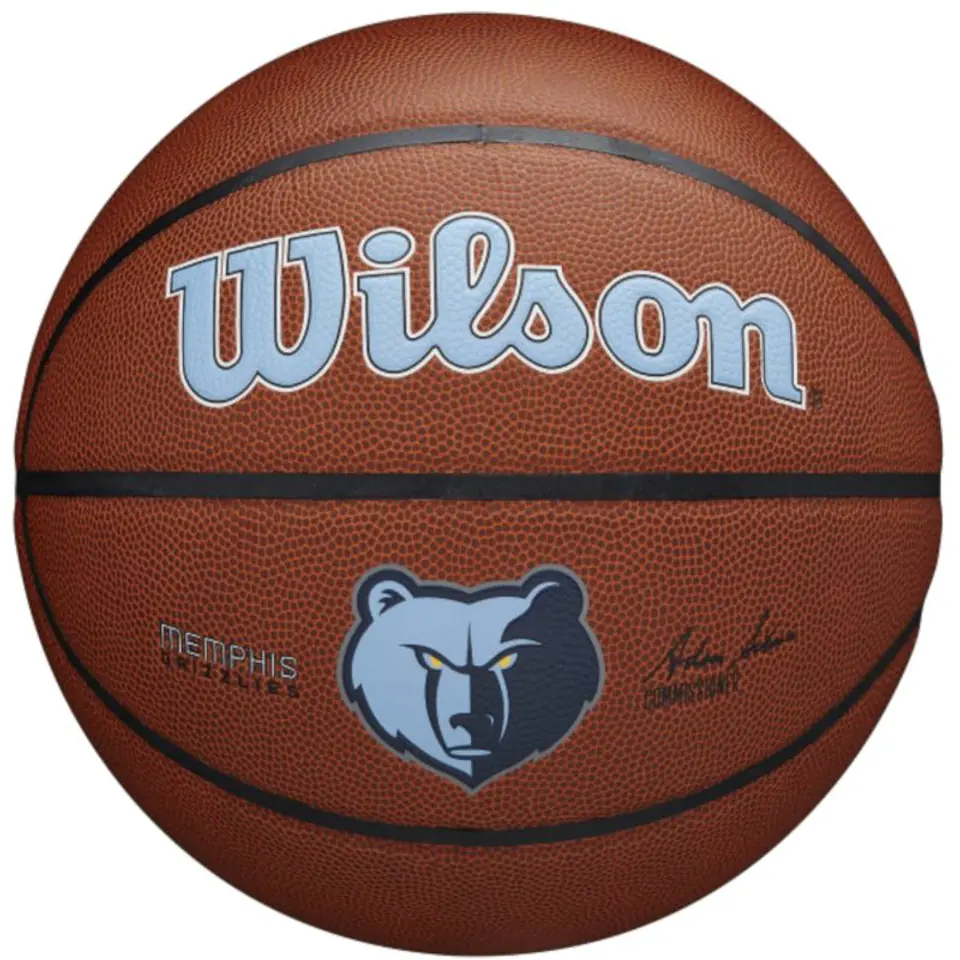 ⁨Piłka do koszykówki Wilson Team Alliance Memphis Grizzlies Ball (kolor Brązowy, rozmiar 7)⁩ w sklepie Wasserman.eu