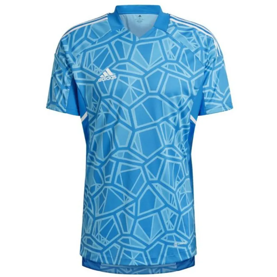 ⁨adidas Condivo 22 Goalkeeper Jersey Short Sleeve Blue HB1623⁩ at Wasserman.eu