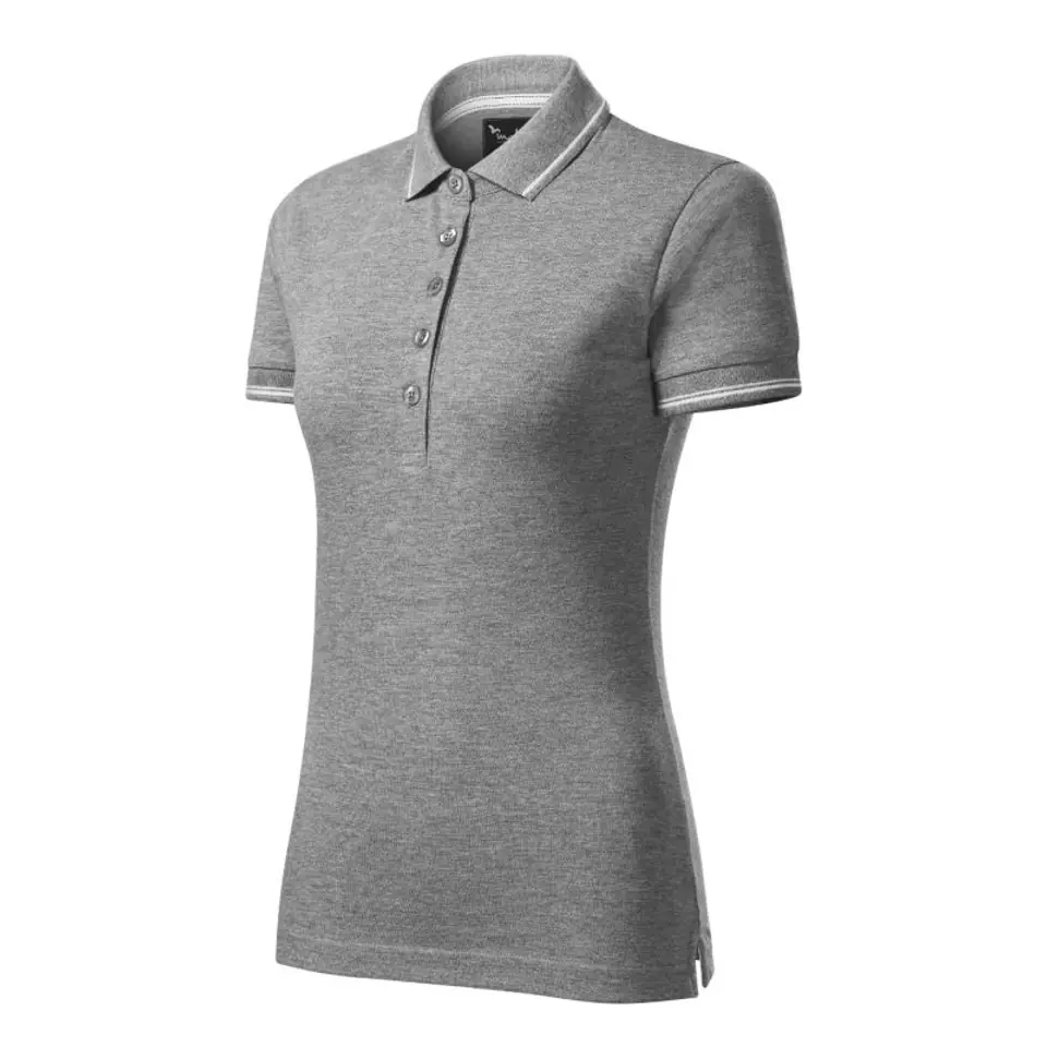 ⁨Koszulka polo Malfini Perfection plain W (kolor Szary/Srebrny, rozmiar 2XL)⁩ w sklepie Wasserman.eu