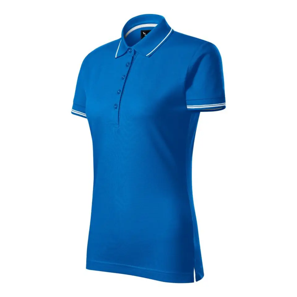 ⁨Koszulka polo Malfini Perfection plain W (kolor Niebieski, rozmiar 2XL)⁩ w sklepie Wasserman.eu