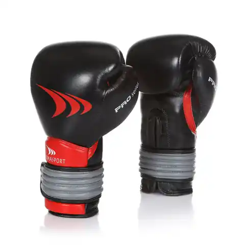 ⁨Rękawice bokserskie Yakima Pro Spider (kolor Czarny. Czerwony, rozmiar 12 oz)⁩ w sklepie Wasserman.eu