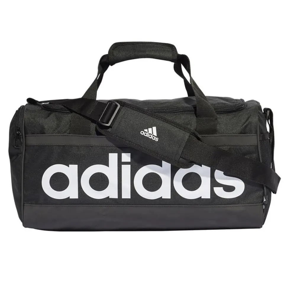 ⁨Torba adidas Linear Duffel M (kolor czarny)⁩ w sklepie Wasserman.eu