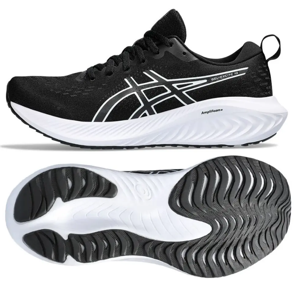 ⁨Buty do biegania Asics Gel-Excite 10 W 1012B418 (kolor Czarny, rozmiar 37 1/2)⁩ w sklepie Wasserman.eu