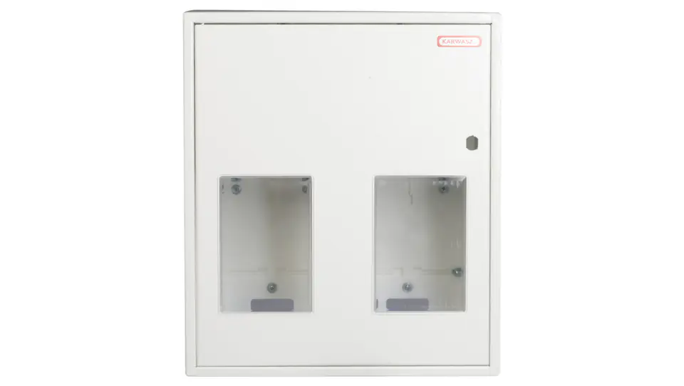 ⁨Surface-mounted / flush-mounted counter cabinet (universal) 2-meter 1-phase 12 modules IP30 RU-1-2L-12 Z/O⁩ at Wasserman.eu