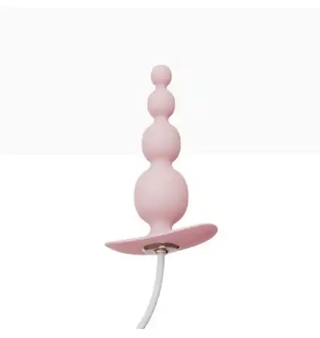 ⁨Qingnan No.8 Mini Vibrating Anal Beads Pink⁩ w sklepie Wasserman.eu