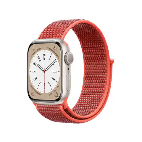 ⁨Crong Nylon - Pasek sportowy do Apple Watch 38/40/41 mm (Sunny Apricot)⁩ w sklepie Wasserman.eu