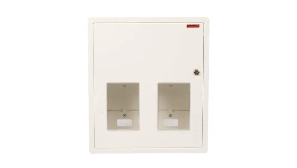 ⁨Flush-mounted counter cabinet 2-meter 1-phase 12 modules IP30 RW-1-2L-12 Z/O⁩ at Wasserman.eu