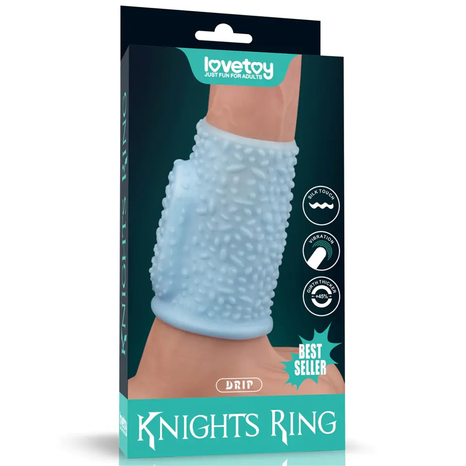 ⁨PIERŚCIEŃ VIBRATING DRIP KNIGHTS RING⁩ w sklepie Wasserman.eu