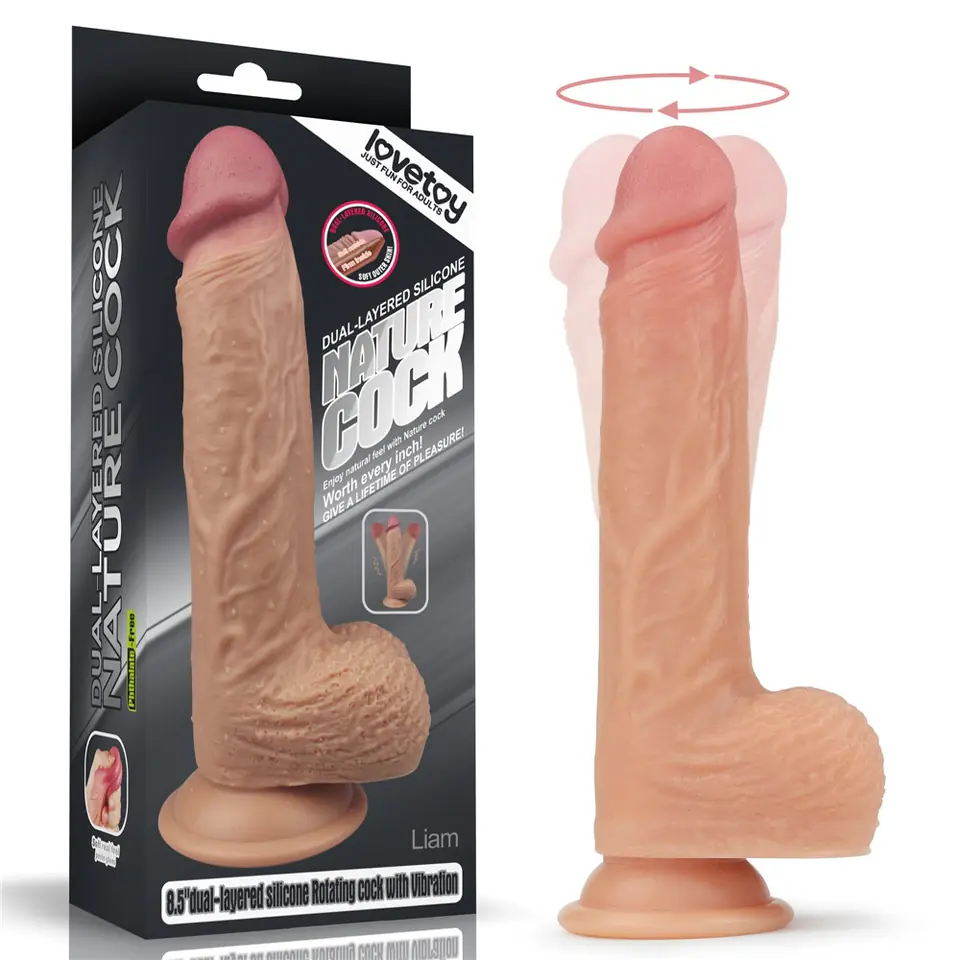 ⁨WIBRATOR 8.5" NATURE COCK ROTATING⁩ w sklepie Wasserman.eu