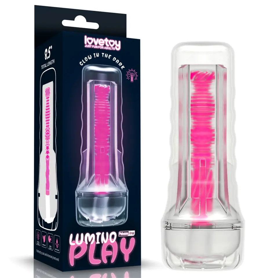 ⁨MASTURBATOR 8.5'' LUMINO PLAY MASTURBATOR - PINK GLOW⁩ w sklepie Wasserman.eu