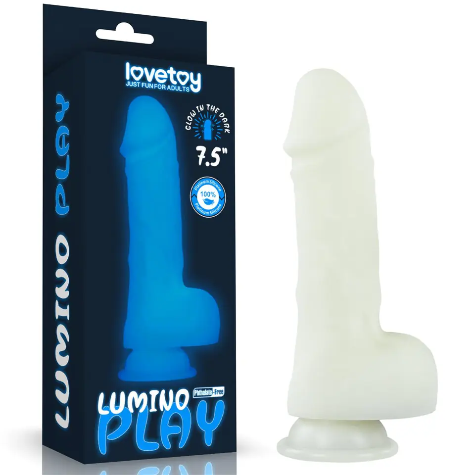 ⁨7.5'' LUMINO PLAY SILICONE DILDO⁩ w sklepie Wasserman.eu