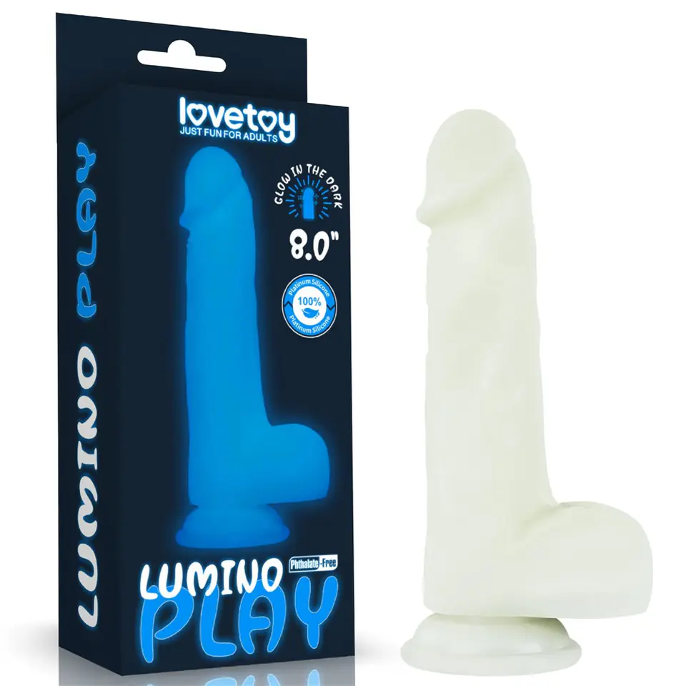 ⁨8.0'' LUMINO PLAY SILICONE DILDO⁩ w sklepie Wasserman.eu