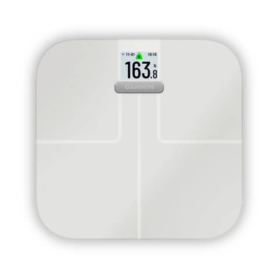 ⁨Garmin Index S2 Rectangle White Electronic personal scale⁩ at Wasserman.eu