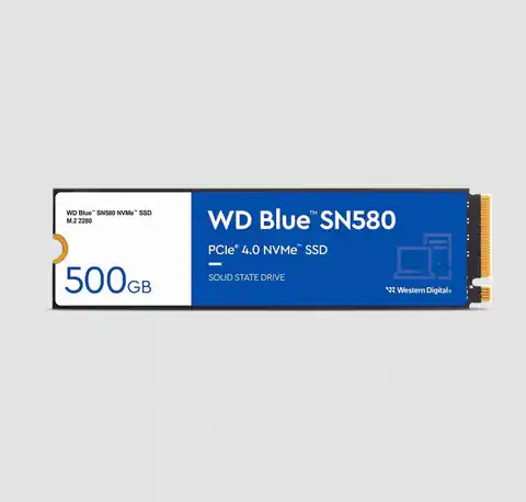 ⁨Western Digital Blue SN580 M.2 500 GB PCI Express 4.0 TLC NVMe⁩ at Wasserman.eu