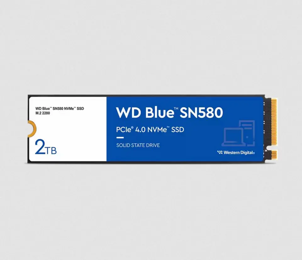 ⁨Western Digital Blue SN580 M.2 2 TB PCI Express 4.0 TLC NVMe⁩ at Wasserman.eu