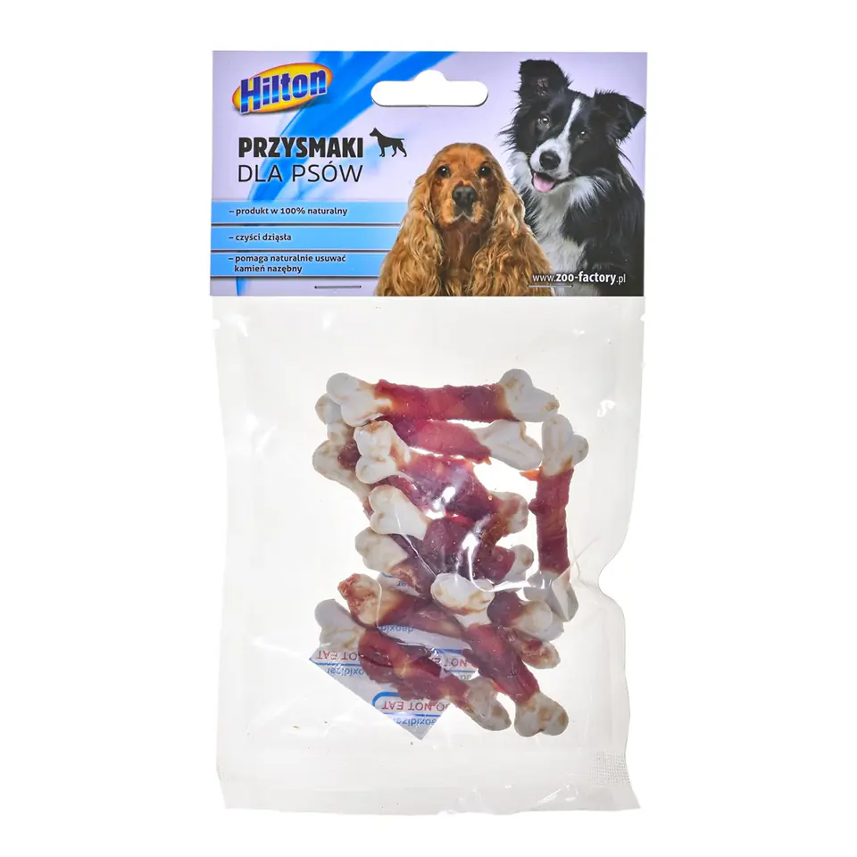 ⁨HILTON Bones with calcium and duck meat - Dog treat - 10⁩ at Wasserman.eu