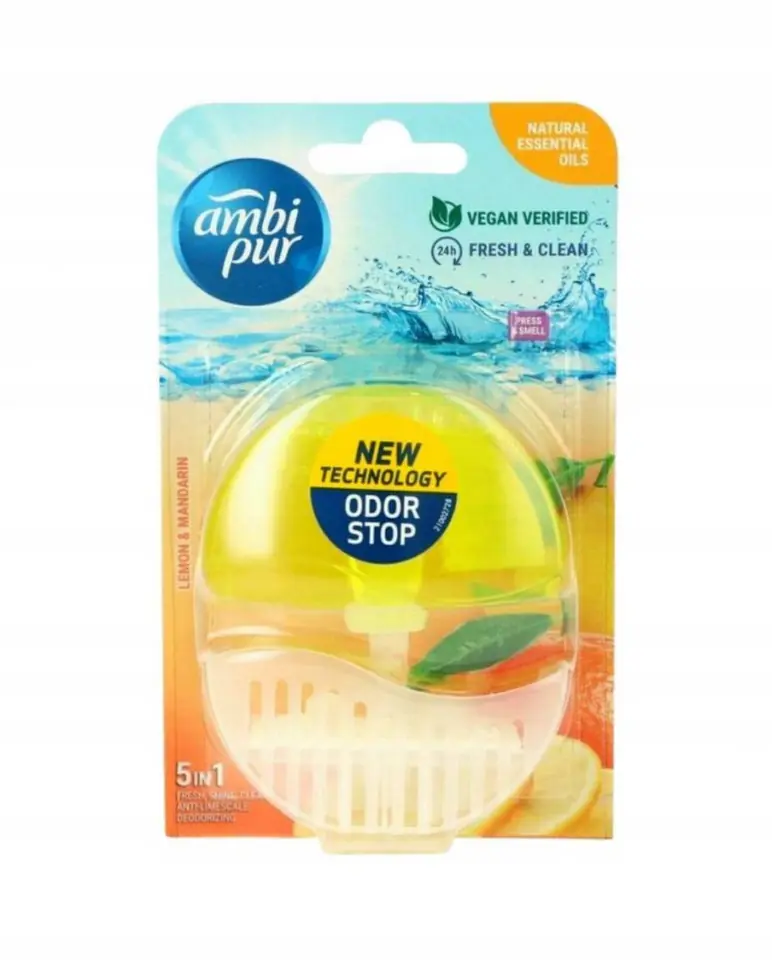 ⁨AMBI PUR Zawieszka do WC 55mlLemon&Mandarine⁩ w sklepie Wasserman.eu