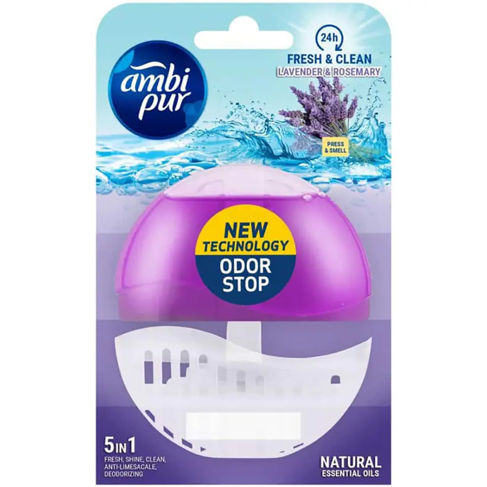 ⁨AMBI PUR Zawieszka do WC 55mlLavender&Rosenary⁩ w sklepie Wasserman.eu