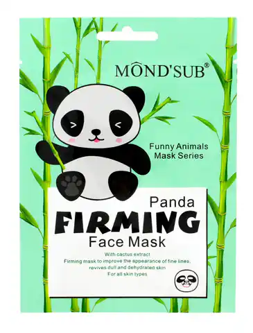 ⁨Maska w płachcie do twarzy Panda 24ml⁩ w sklepie Wasserman.eu