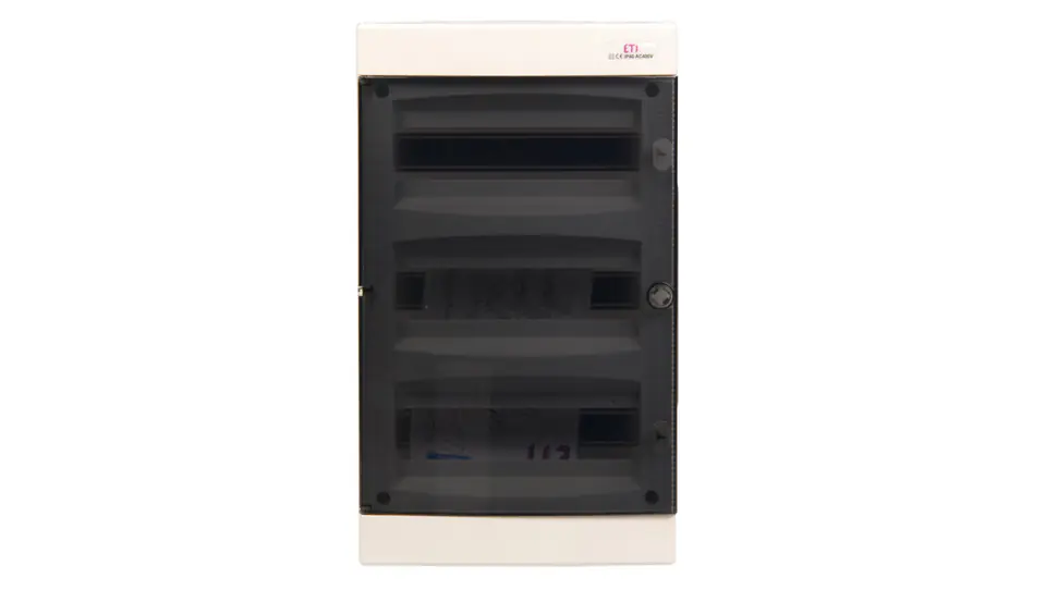 ⁨Modular switchgear 3x12 flush-mounted /transparent/ IP40 ECM36PT-S DIDO 001101076⁩ at Wasserman.eu