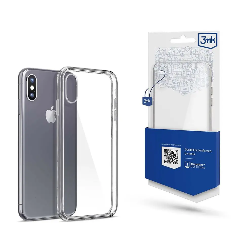 ⁨Apple iPhone X/XS - 3mk Clear Case⁩ w sklepie Wasserman.eu