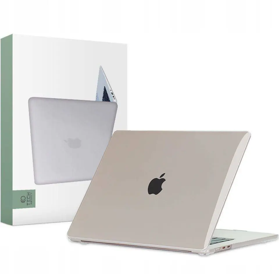 ⁨Etui APPLE MACBOOK Air 15.3 2023 Tech-Protect SmartShell transparentne⁩ w sklepie Wasserman.eu