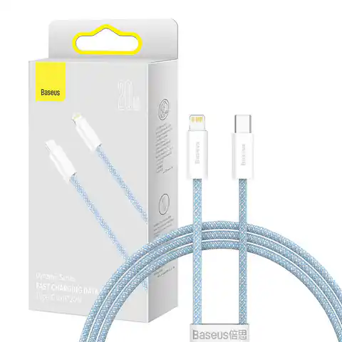 ⁨Kabel USB-C do Lightning Baseus Dynamic Series, 20W, 1m (niebieski)⁩ w sklepie Wasserman.eu
