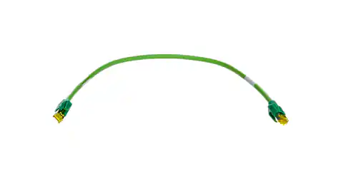 ⁨Kabel krosowy (Patch Cord) SF/UTP kat.6A zielony 0,5m 6XV1870-3QE50⁩ w sklepie Wasserman.eu