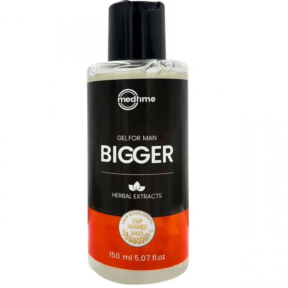 ⁨Lubrykant Bigger For Men 150ml MedTime⁩ w sklepie Wasserman.eu