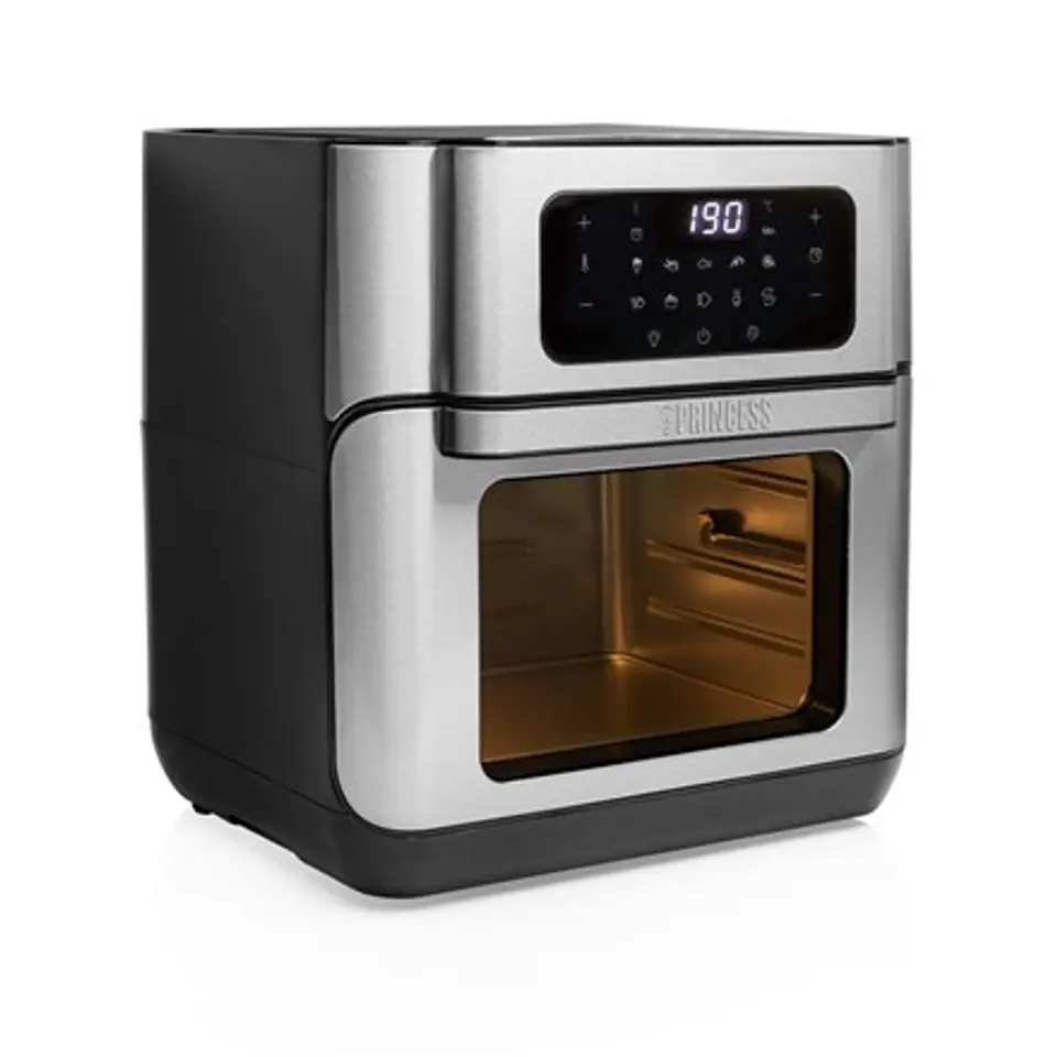 ⁨Princess | 182065 | Aerofryer Oven | Power 1500 W | Capacity 10 L | Black/Stainless Steel⁩ at Wasserman.eu