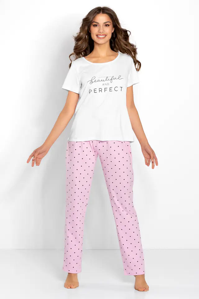 ⁨Flawless White-Pink Pajamas (Size XL)⁩ at Wasserman.eu