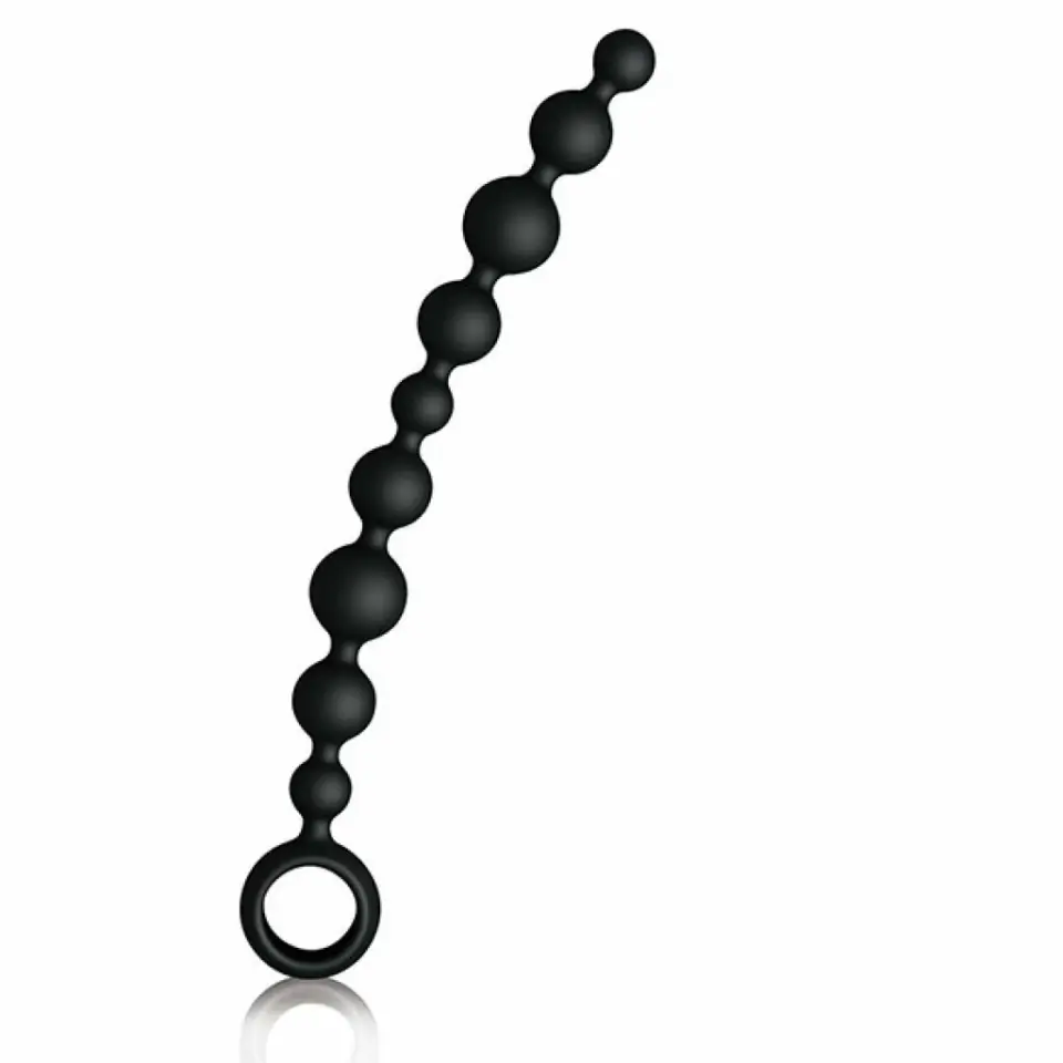 ⁨Koraliki analne - Joydivision Joyballs Long Black⁩ w sklepie Wasserman.eu