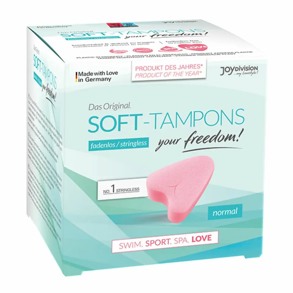 ⁨Tampony - Joydivision Soft-Tampons Stringless Normal 3 szt⁩ w sklepie Wasserman.eu