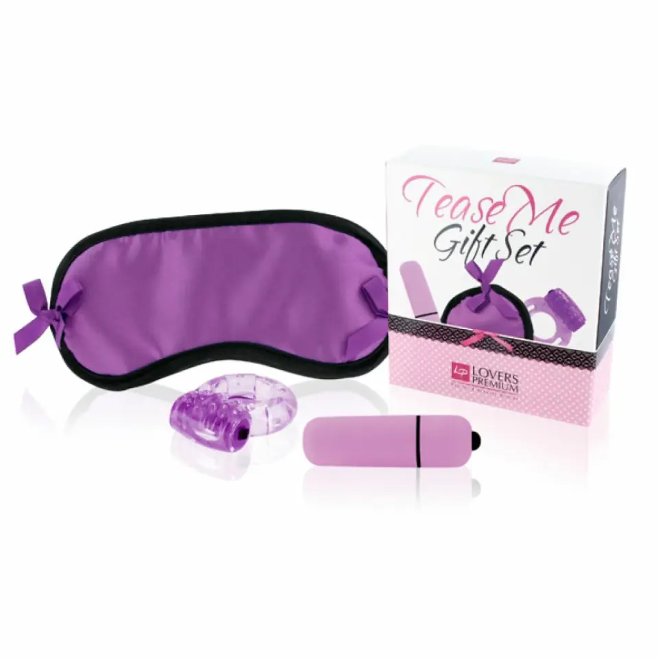 LoversPremium Tease Me Gift Set Purple - Zestaw do relaksu i masażu w sklepie Wasserman.eu